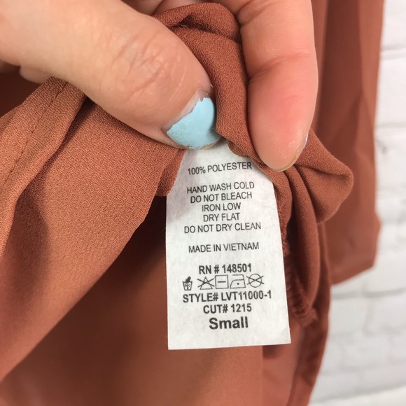 Forever21 Mauve Bell bottom Blouse - Picture 5 of 6